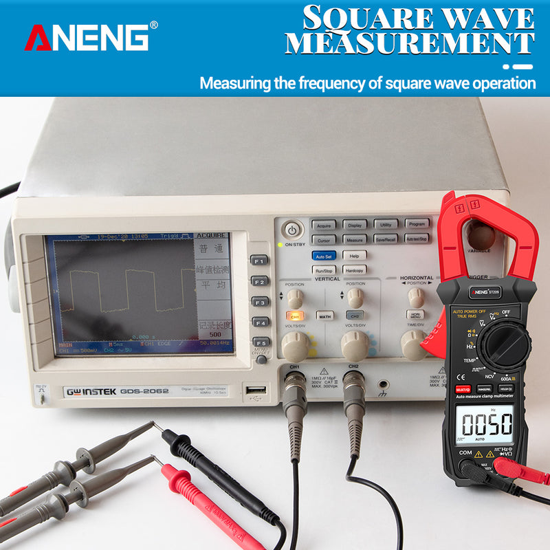 ANENG ST209 Digital Multimeter Clamp Meter 6000 counts True RMS Amp DC/AC Current Clamp tester Meters voltmeter 400v Auto Range