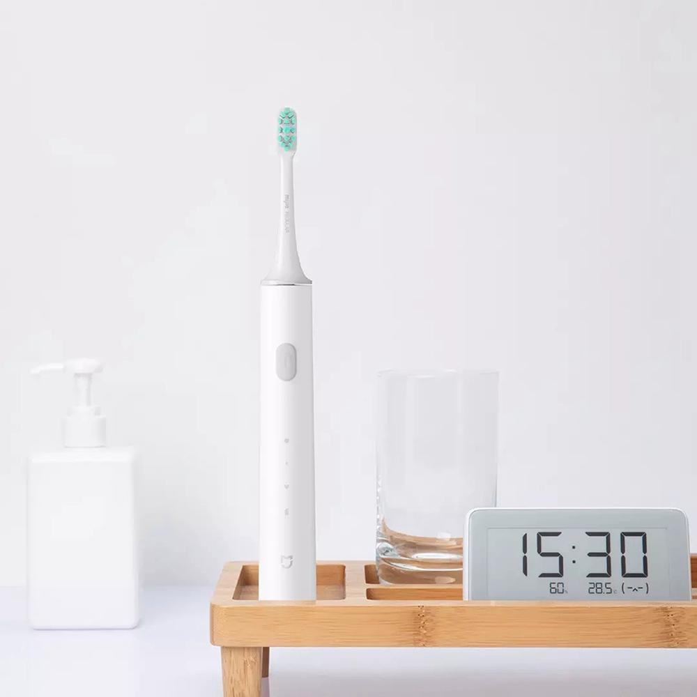Xiaomi T500 Sonic Electric Toothbrush Mi Long Battery Life IPX7 Mijia Tooth Brush High-Frequency Vibration Magnetic - Hekka
