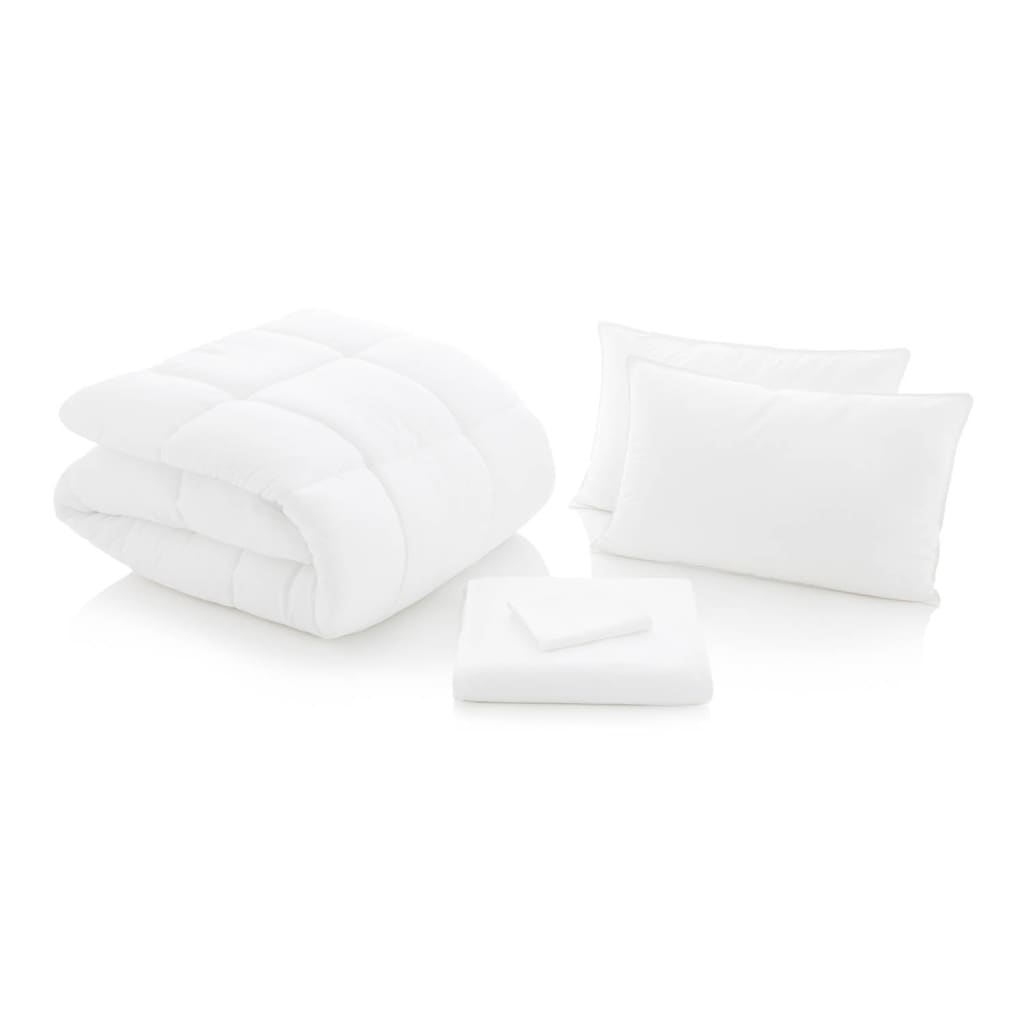 Ultra Soft Brush Reversible Down Comforter - Move In Bundle Set