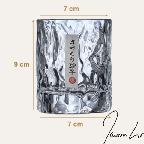 Dimensions verre whisky cristal transparent