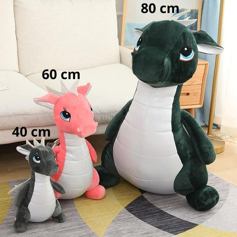 dimensions peluche dragon