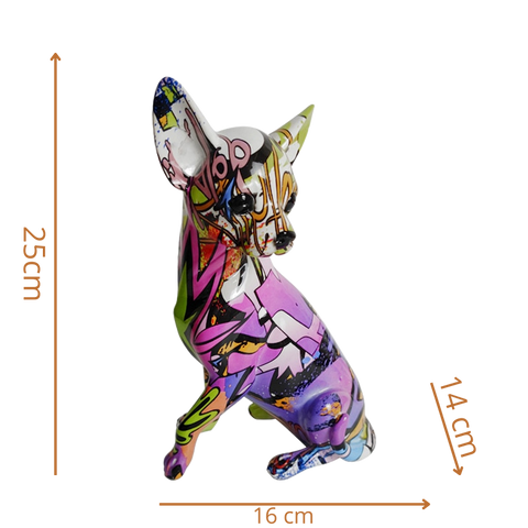 chihuahua statue dimensions