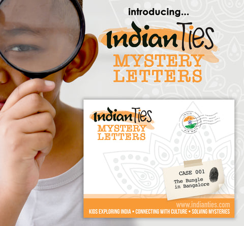 indian ties mystery letters kids detective game subscription