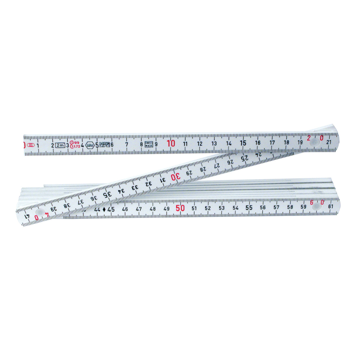 SECO Folding Ruler - Tenths/Inches