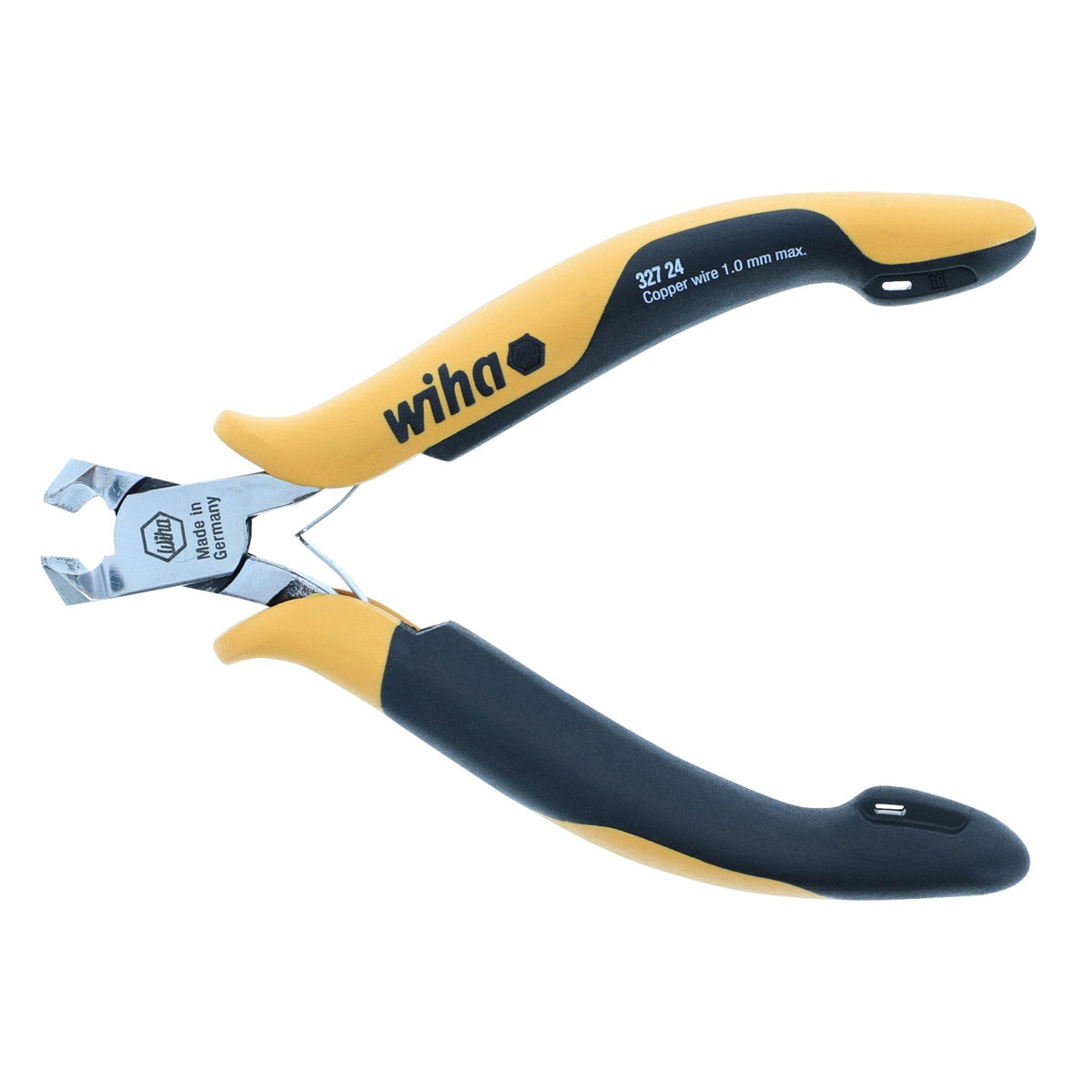 Wiha 32714 ESD Prec Slim Oval Head FullFlush Cutter Made in Germany