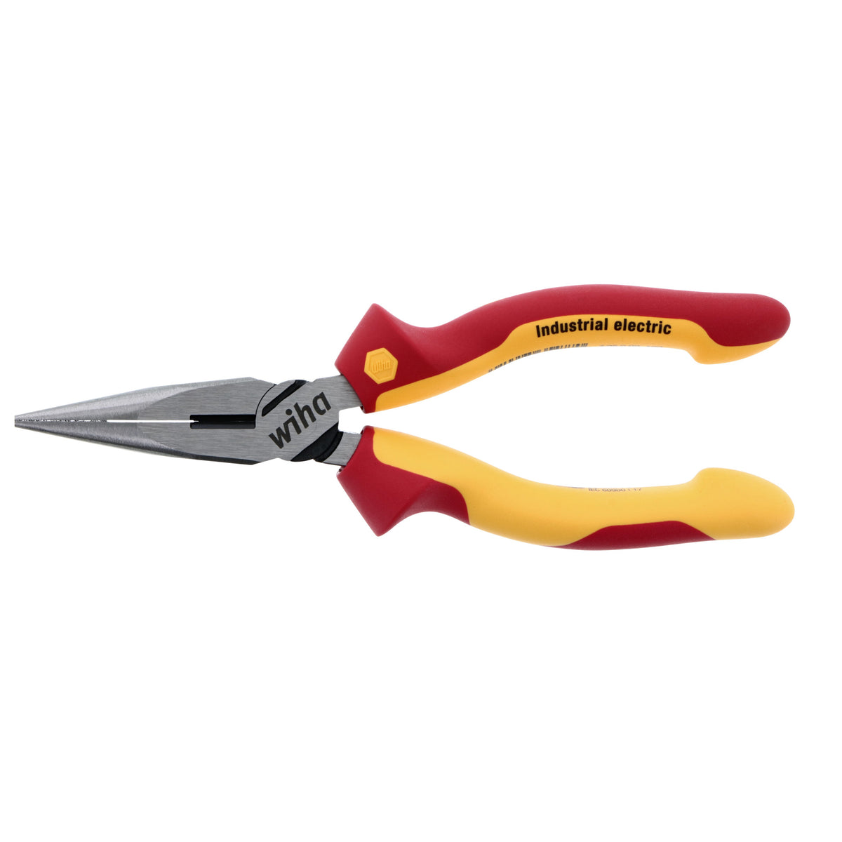 Wiha 32923 Insulated Industrial Long Nose Pliers 8 in.