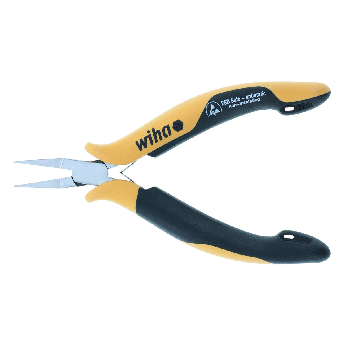 ESD-Safe STUSA Series Curve Nose Smooth Jaw Pliers 5-1/4 Long