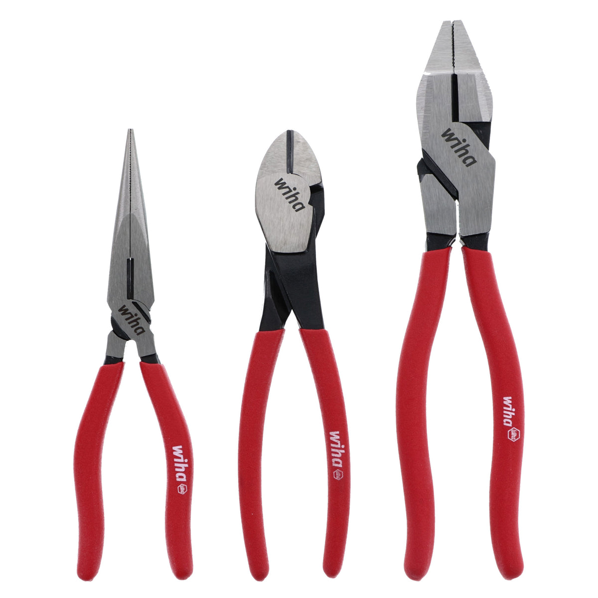 Wiha 32608 Soft Grip Pliers & Cutters 8 Pc. Set