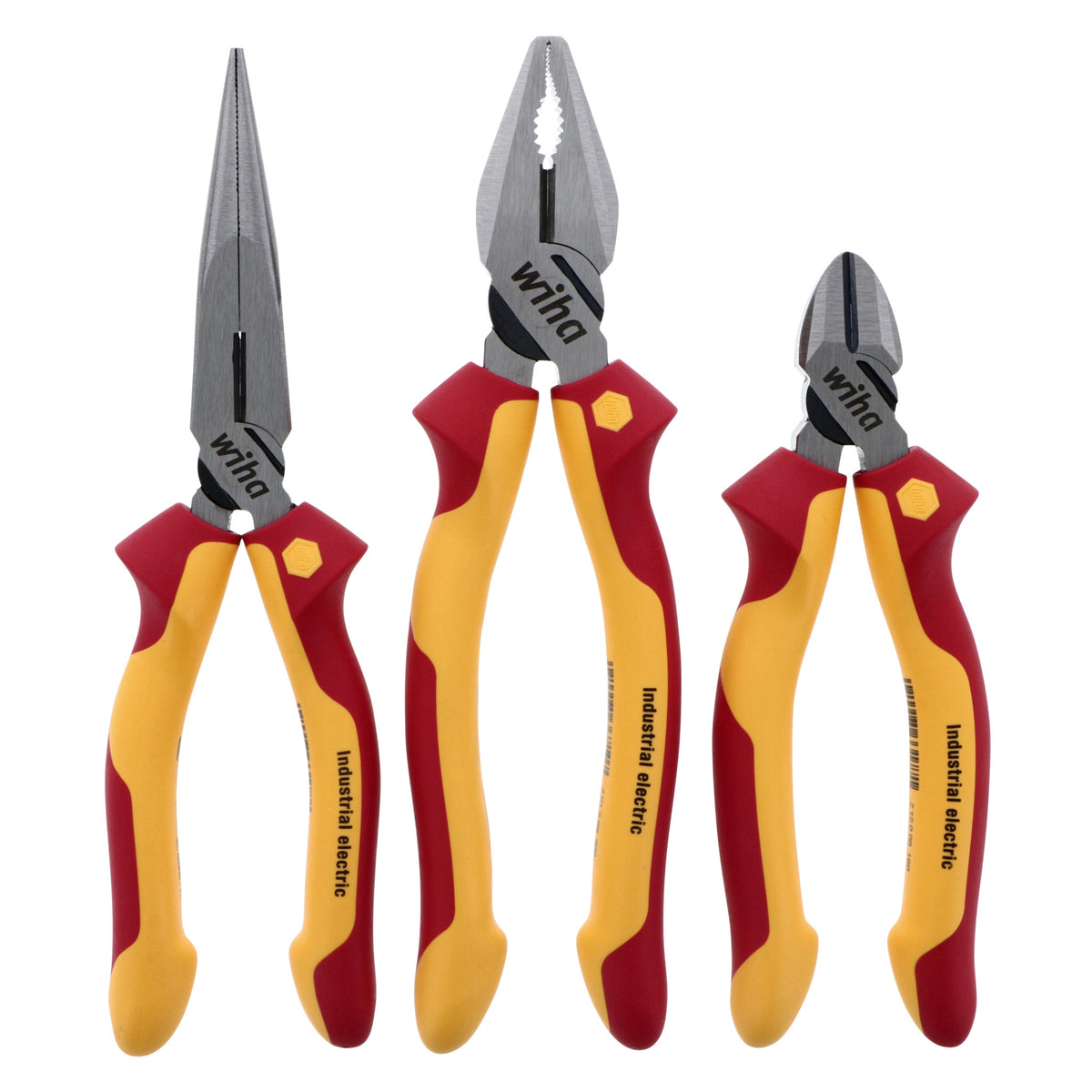 Teng Tools 4 Piece 1000 Volt Insulated Plier Set (Combination, Long No