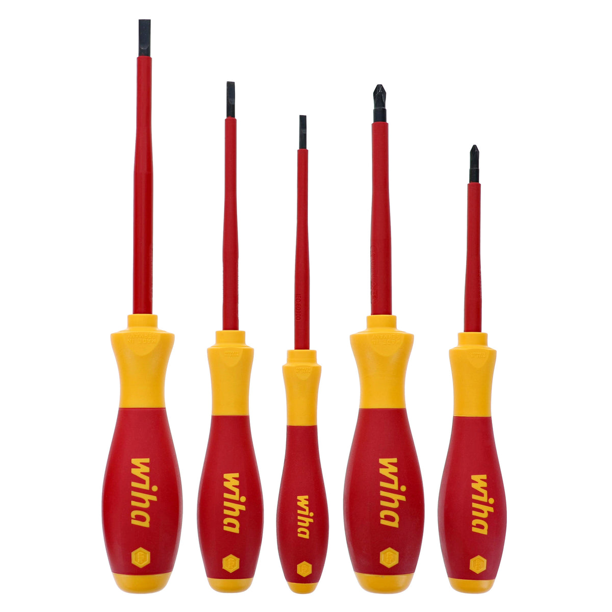 Wiha 32091 Insulated Slotted & Phillips 5 Pc. Set Made in Germany