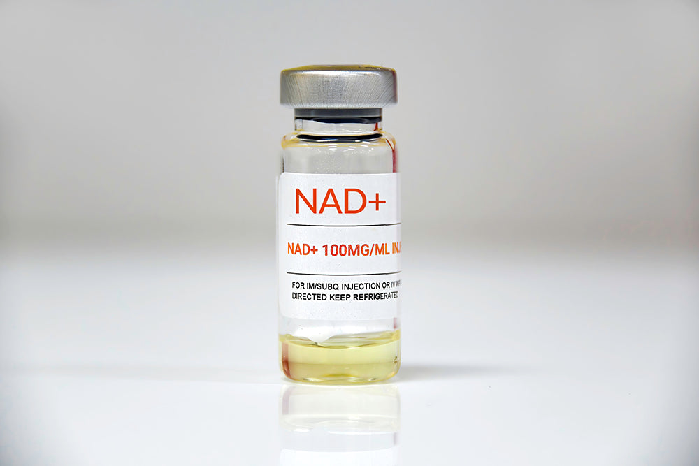 A bottle of NAD+