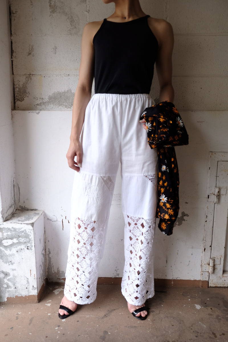 Aランク MALION vintage crochet lace pant | www.tegdarco.com