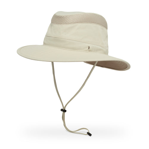Traveler Cotton Hat Men Brown Wide Brim Sun Hat 100% Cotton Custom