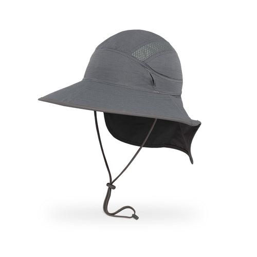 EINSKEY Women Wide Brim Hat,Sun Cap Neck & Face Flap Full Coverage Dark Gray, adult Unisex, Size: One Size