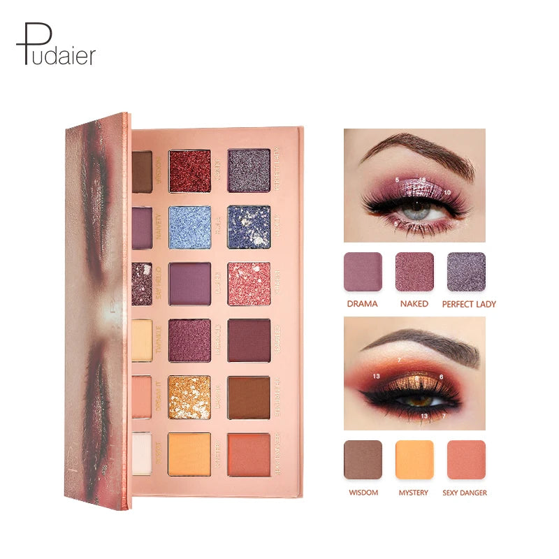 Eyeshadow Palette Glitter Shimmer Powder