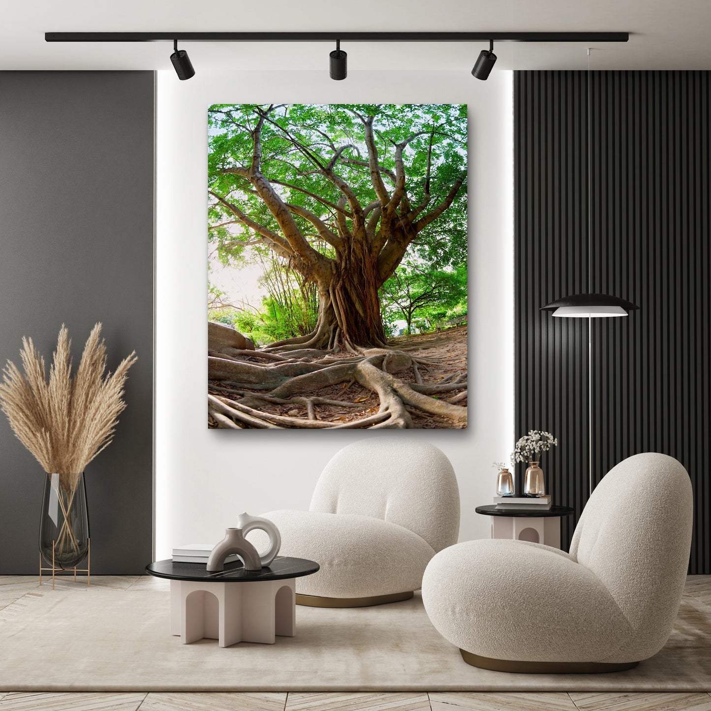 Quadro Decorativo Paisagens e Natureza Árvore Tropical
