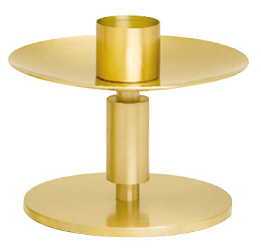 Altar Candelabra, Three Step Base, Brass