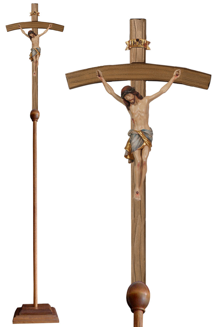 Processional Crosses - Crucifixes - by PEMA Woodcarvings – Authentic  Christian Gifts