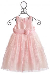 Isobella and Chloe Little Girls Pink Fairy Floss Dress