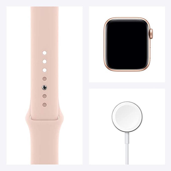 Apple Watch Series 5 (GPS + Cellular) 44mm Gold Aluminum with Pink Sand  Sport Band - Like New