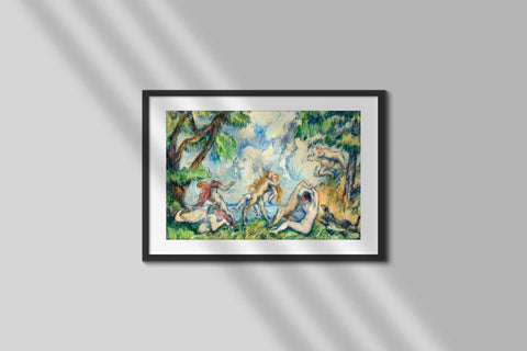 A classic 19th Century post-impressionist panting titled ‘The Battle of Love’ by Paul Cézanne.