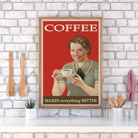 A vintage style poster design, available to order as a premium giclée art print with a wide range of framing options