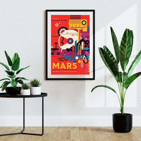 NASA Visions Of The Future - Mars Mock Space-Tourism Poster