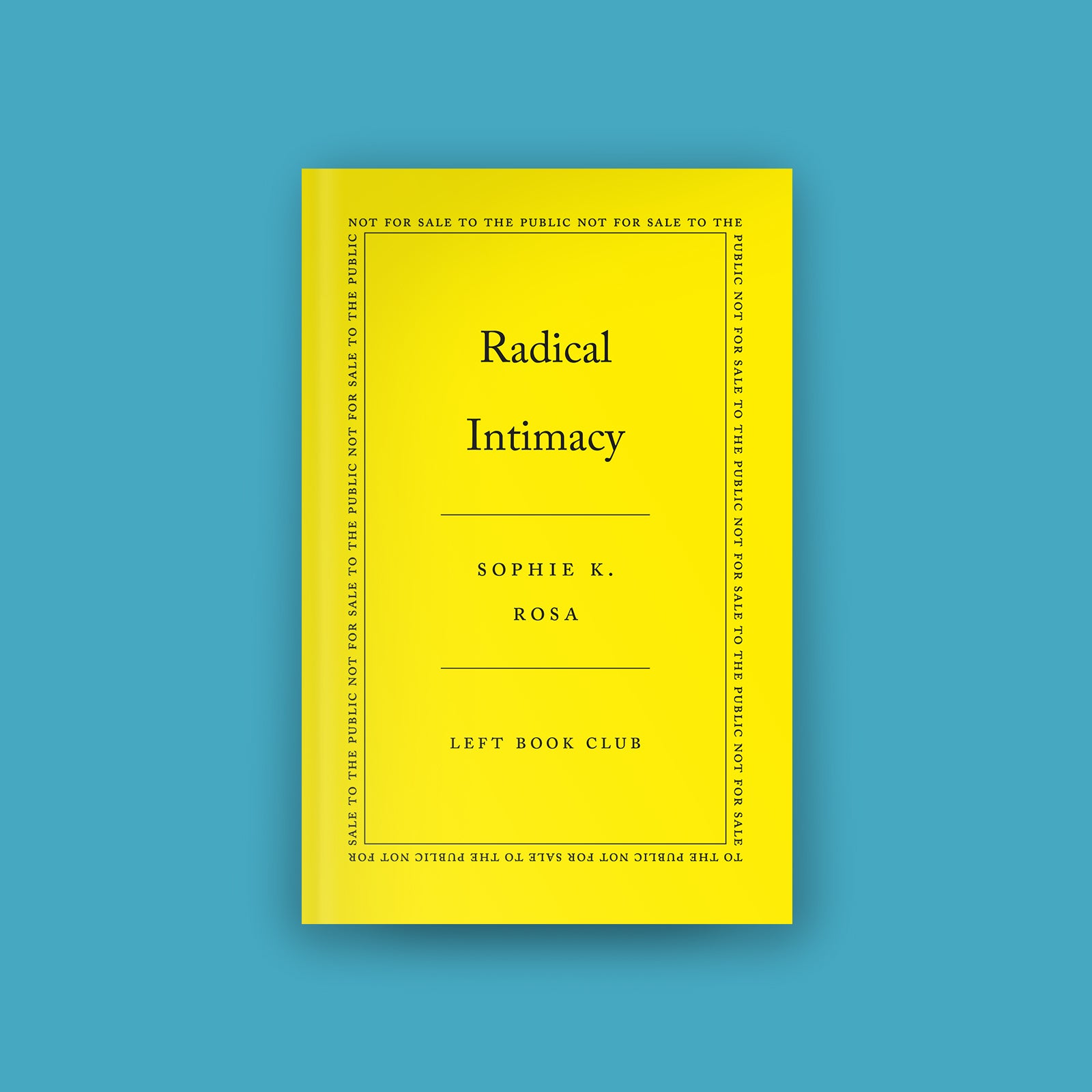 Book cover for Radical Intimacy