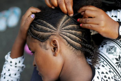 Weaving hair making process