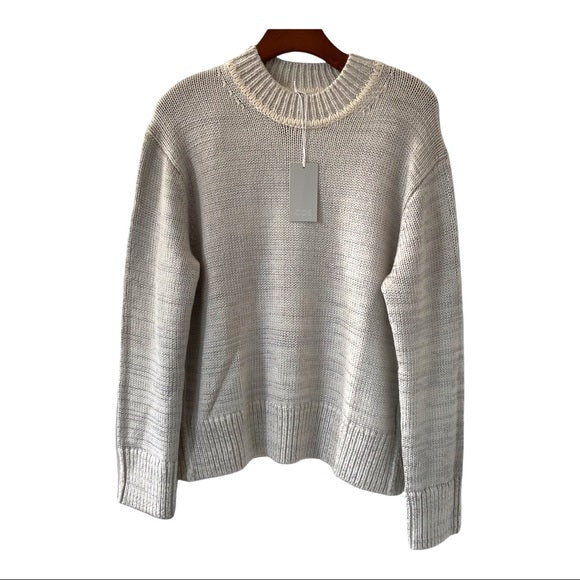COS Mock Neck Wool Blend Sweater | The Pink Primrose Boutique