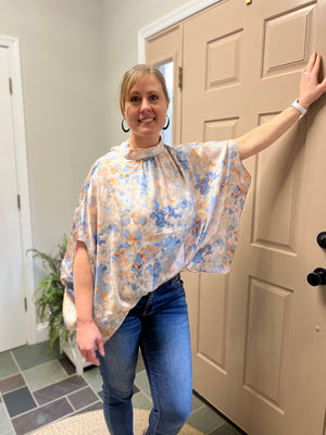 Watercolor blouse - Flying Monkey Fashions