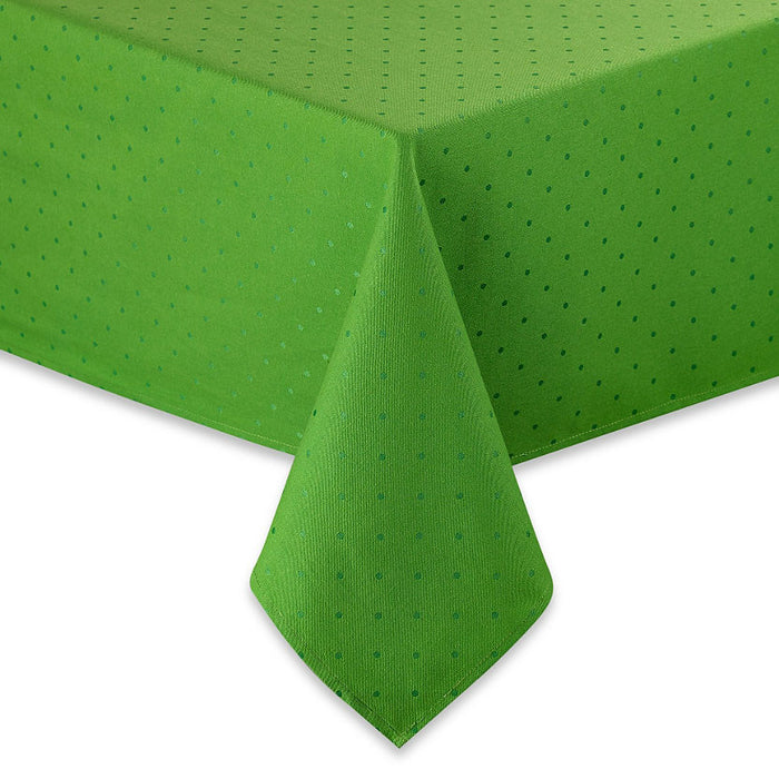 lime green tablecloth