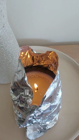 Candle tunneling foil