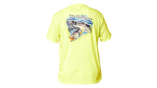 Matt's Fishing Adventures Cotton T-Shirt White MFA Flounder