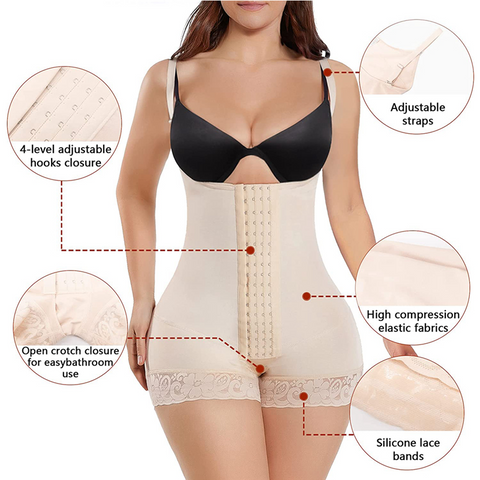 Colombian Full Body Strapless Plunge Shapewear For Women Open Bust, Tummy  Control, BBL Post Op, Fajas Y Modeladoras From Zlzol, $40.25