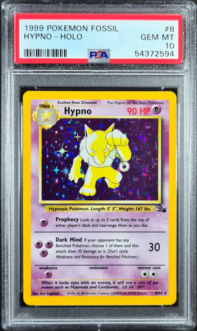 Pokémon (1999) Fossil Unlimited 3/62 Ditto Holo CGC 7 Near Mint