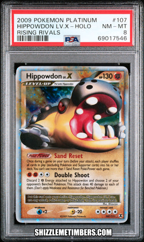 PSA 8 Pokemon Garchomp Lv X Supreme Victors #145 Near Mint/Mint