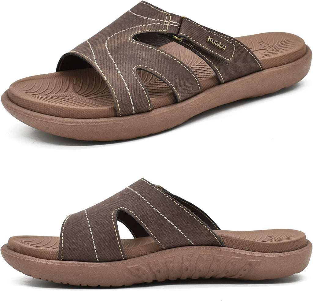 KUAILU Chanclas Mujer Moda Ortopedicas Sandalias Comodas Soporte de Arco para  Fascitis Plantar Ligeras Atléticas Verano Cool Playa Piscina Abierta  Chancletas Antideslizante Goma Suela | Tikul