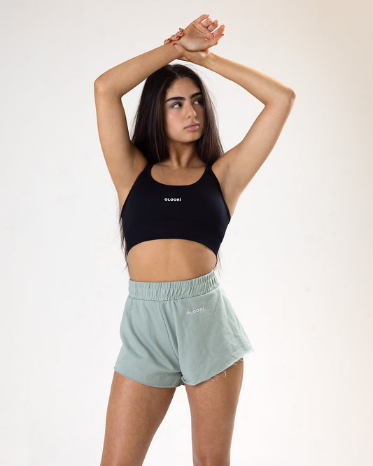 Crush Bodysuit Shorts in Navy Blue: Women’s Activewear Essential