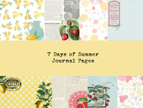 7 Days of Summer Journal Page Kit