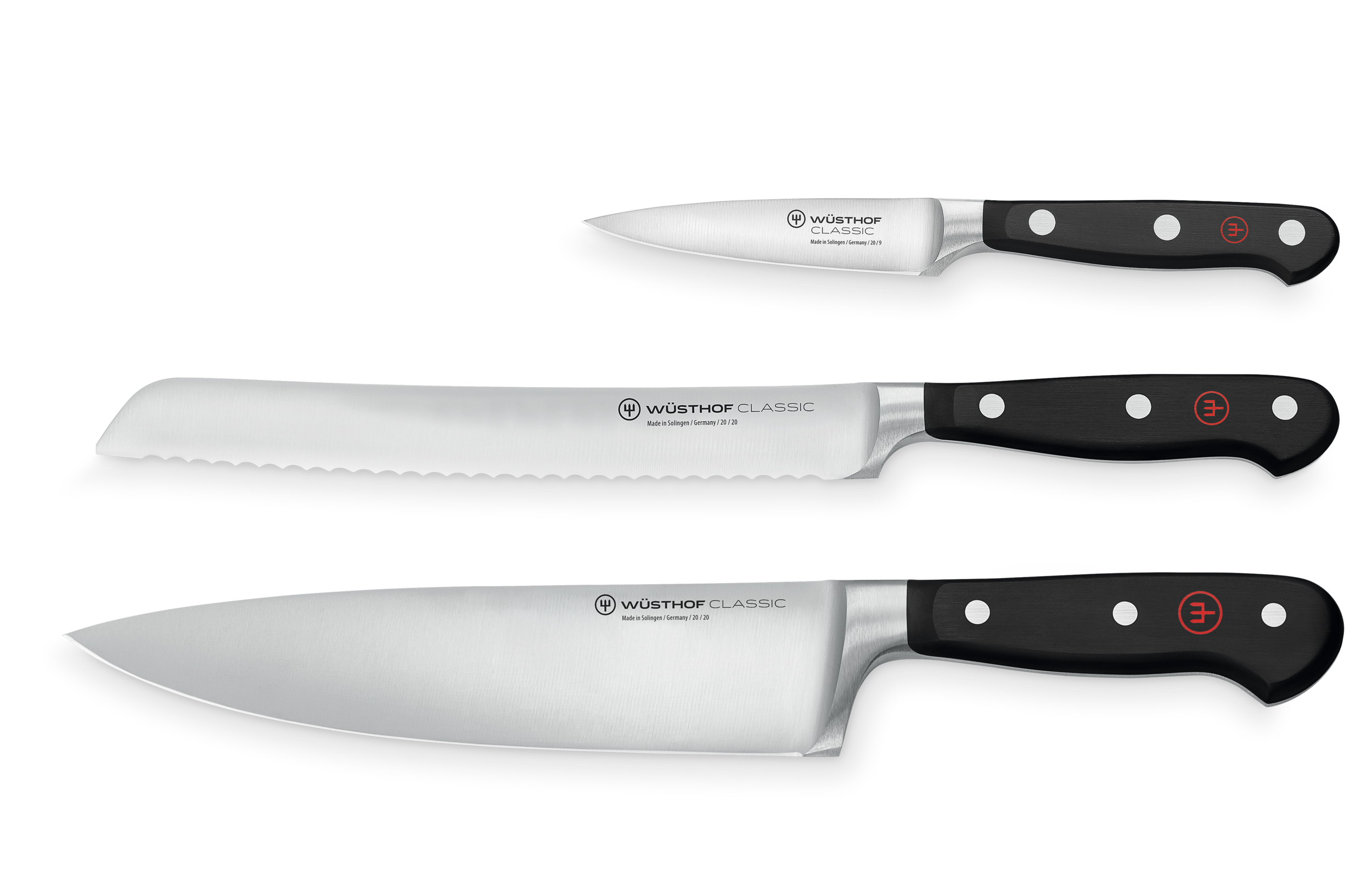Ensemble de couteaux professionnels 3 pièces - Couteaux de chef de