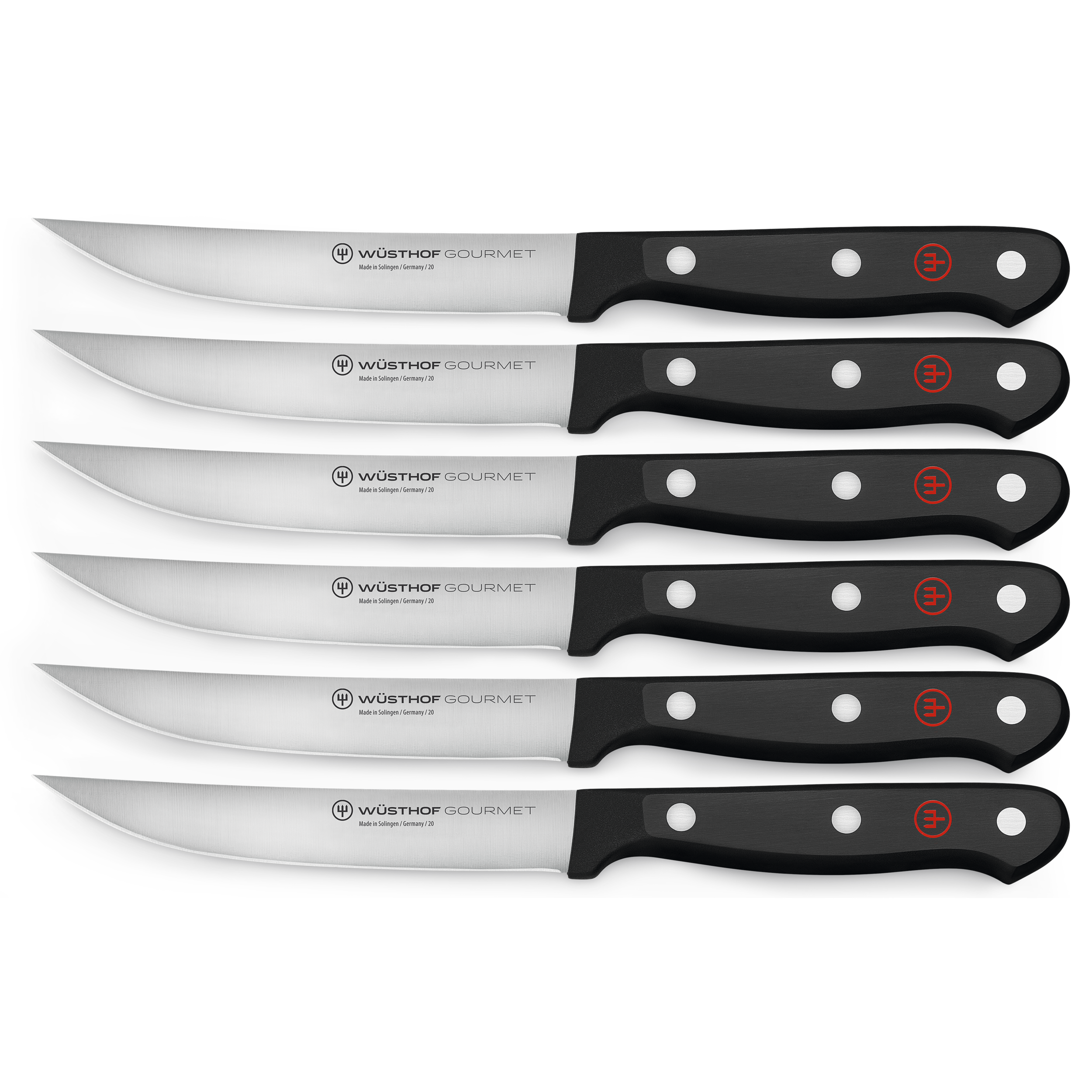 Wusthof Solingen Germany Silverpoint 8 Piece Stainless Knife Set