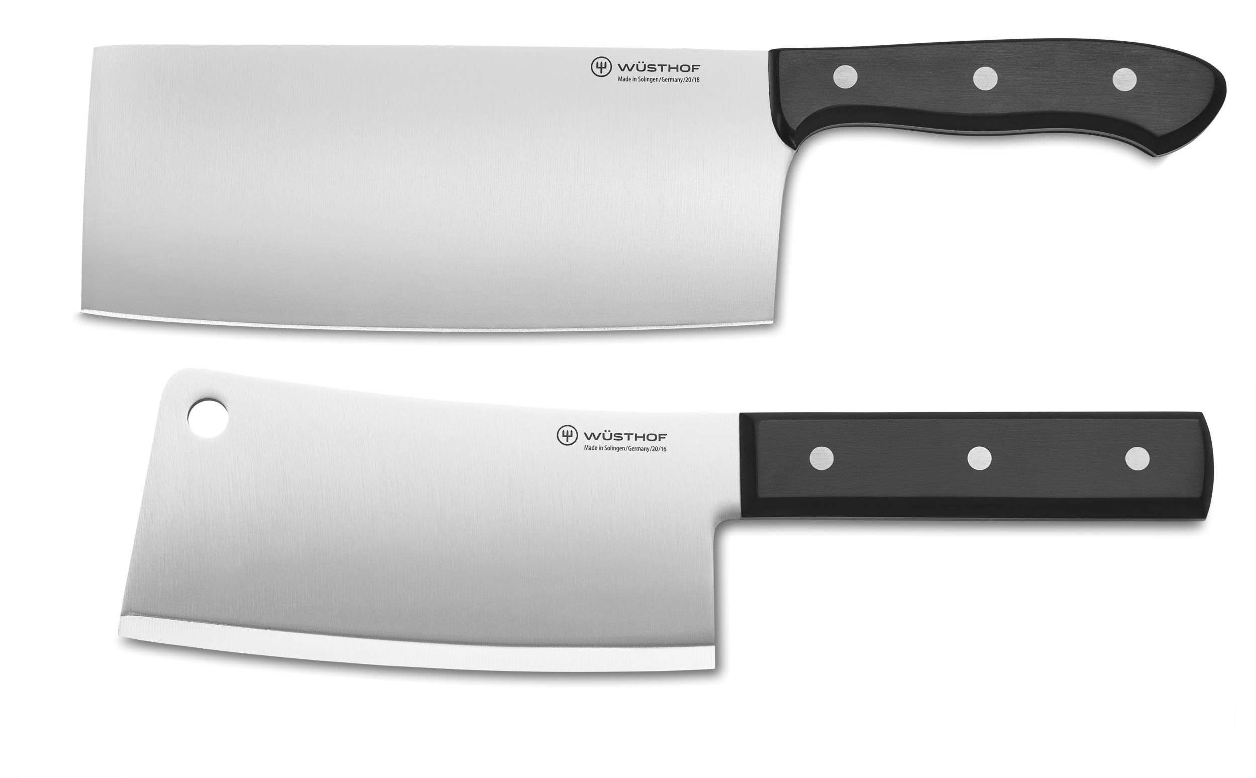 Kitchen 3 Asian Knife Set Black Steel Stainless Steel Slicing, Bone Chopping