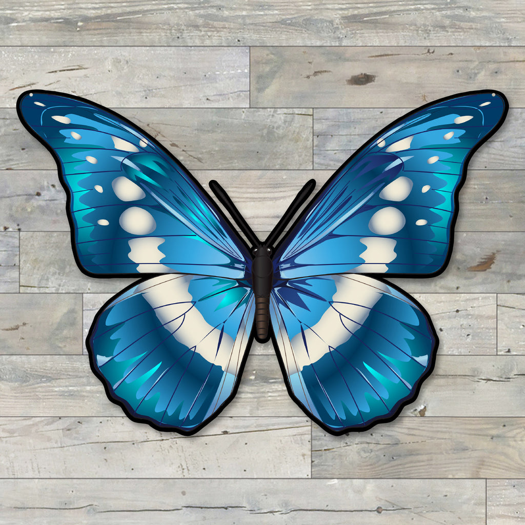 3D Metal Butterfly Wall Art Decor (Set of 3). Monarch Butterflies