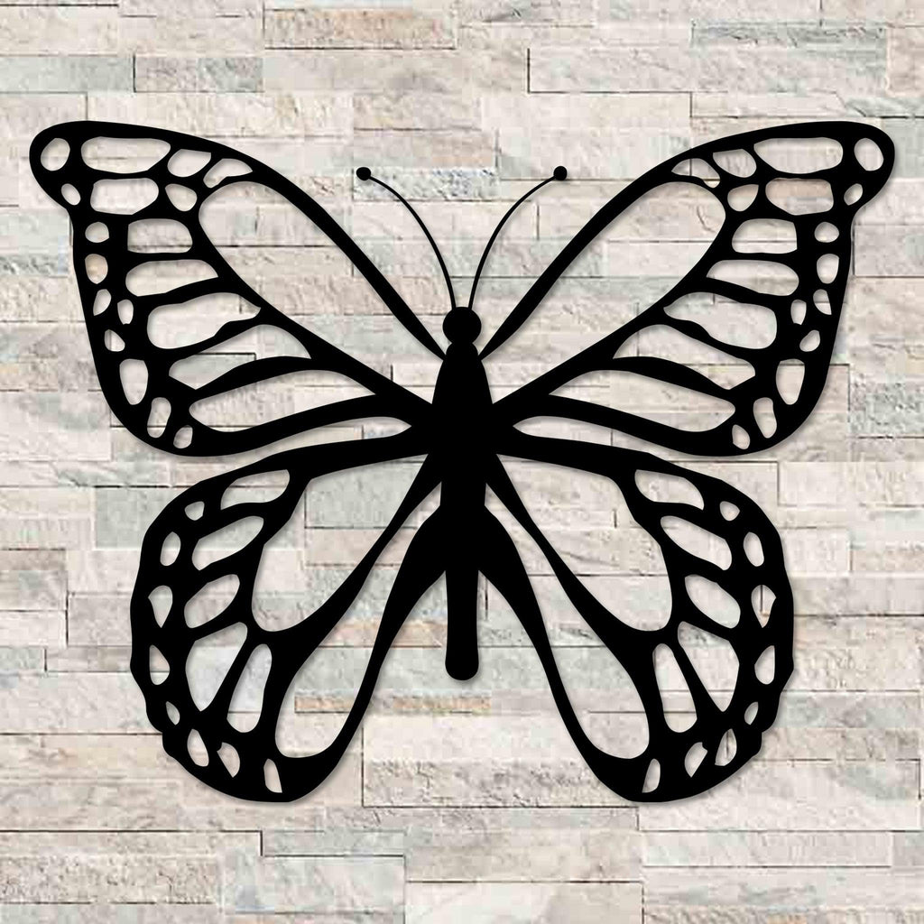 Hand Painted Metal Butterfly Wall Decor at Rs 850
