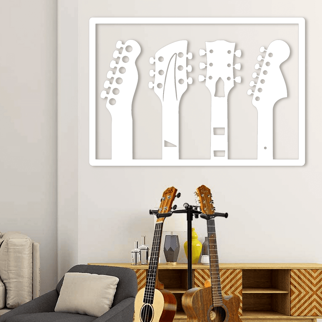 Music Decor And Guitar Wall Art Metal Designs And Home Decor Kands Design Elements 