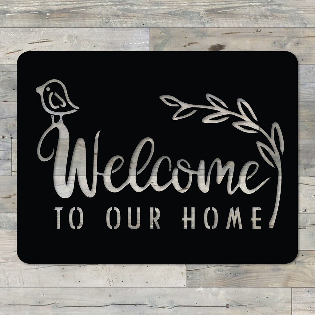 Welcome Home Sign Welcome Home Metal Word Sign Southern 