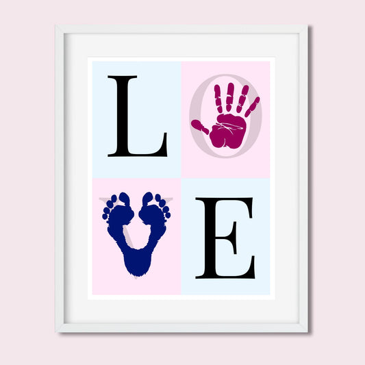 Love You Forever Baby Handprint & Footprint Kit – Printables by