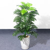 90cm Tropical Palm Tree Large Artificial Plants Fake Monstera Silk Palm Leafs Big Coconut Tree Without Pot For Home Garden Decor - www.rovinas.com