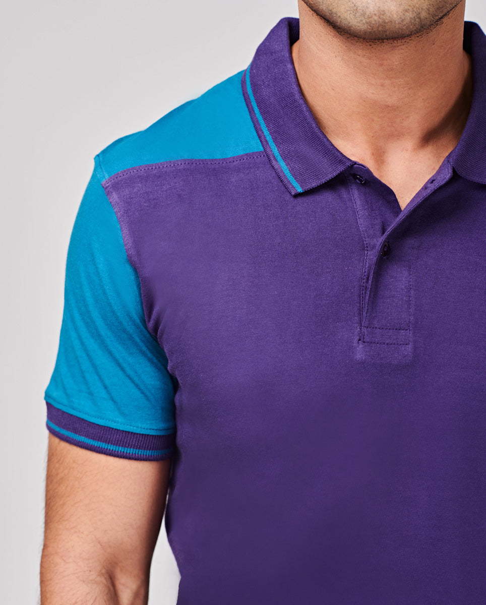 Round purple T Shirt Oversized, Half Sleeves, Plain at Rs 199 in Indore